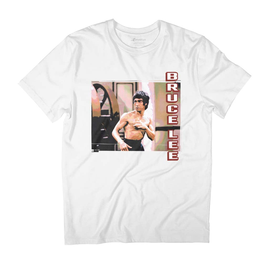 Bruce Lee Retro Enter The Dragon Photo Men's T-Shirt-ALL + EVERY