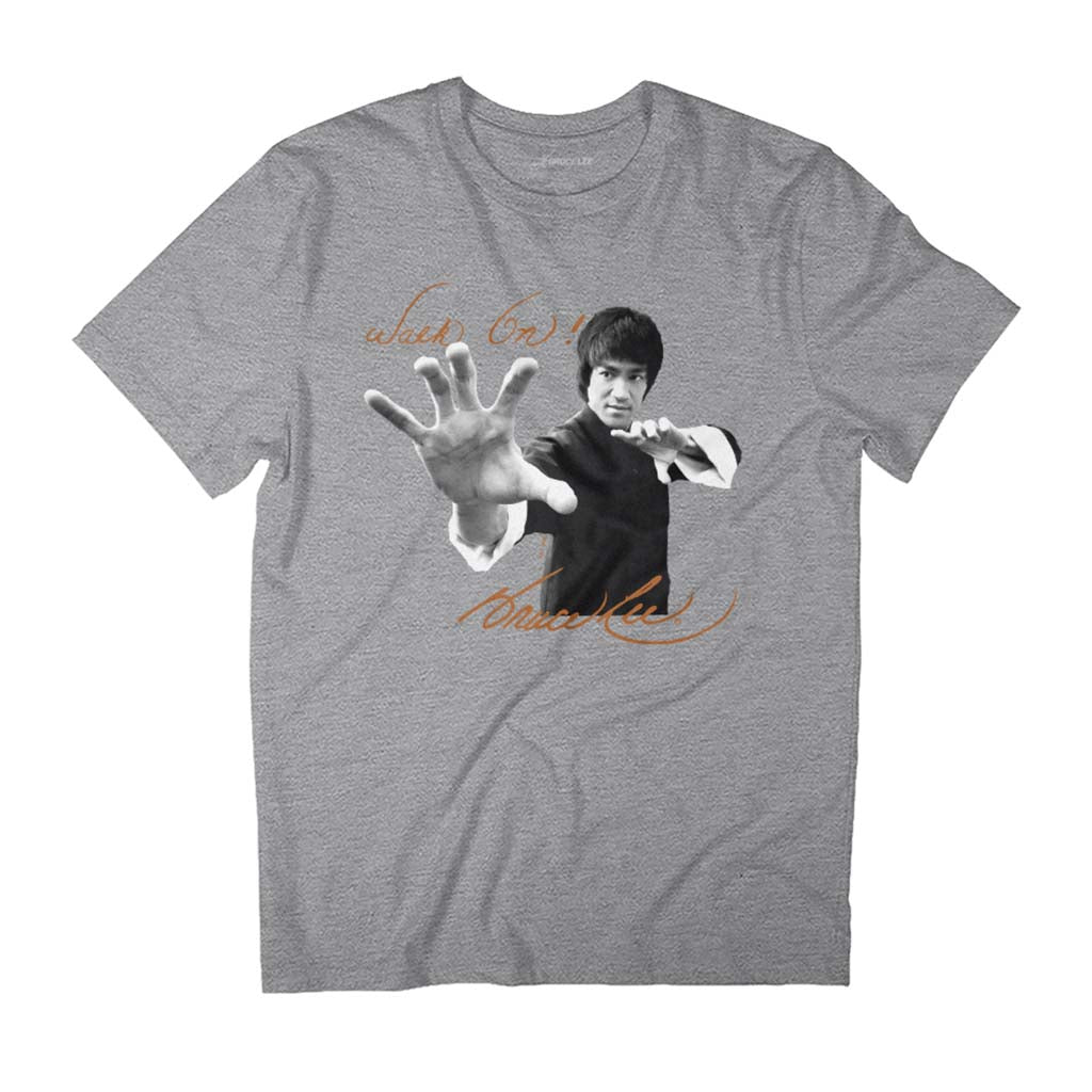 Bruce Lee Walk On! Philosophy Quote Men's T-Shirt-ALL + EVERY