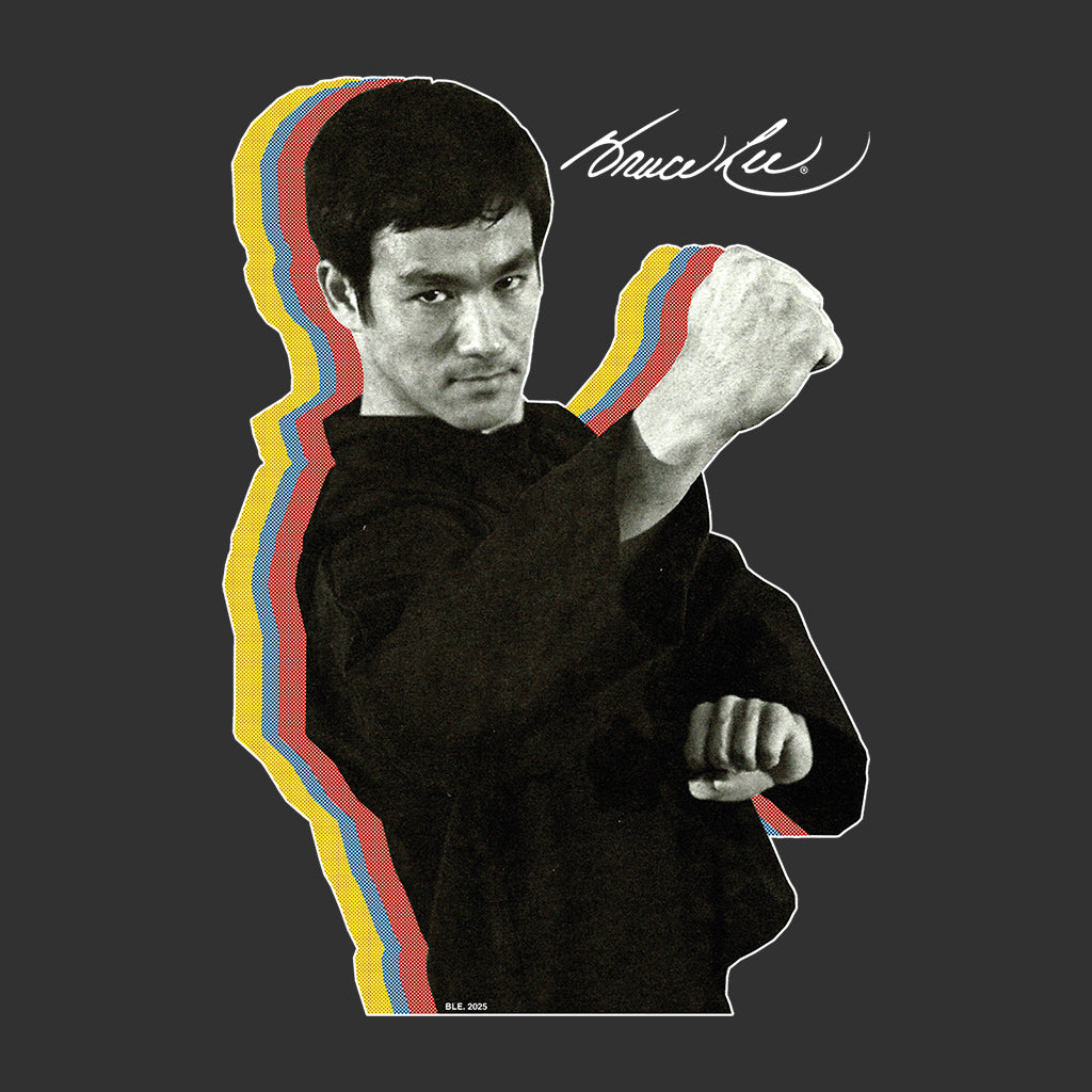 Bruce Lee Photo From Fighting Method Book Men's T-Shirt-ALL + EVERY