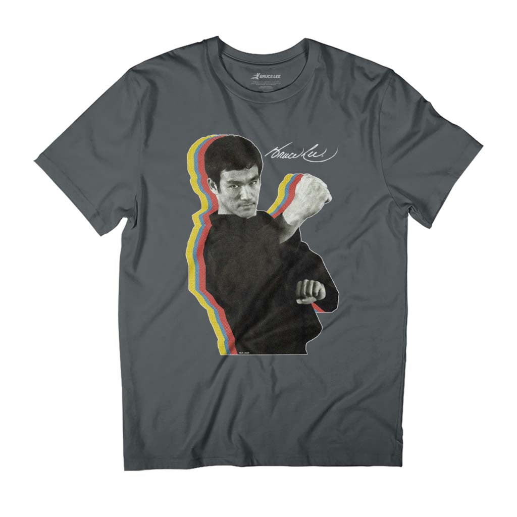 Bruce Lee Photo From Fighting Method Book Men's T-Shirt-ALL + EVERY