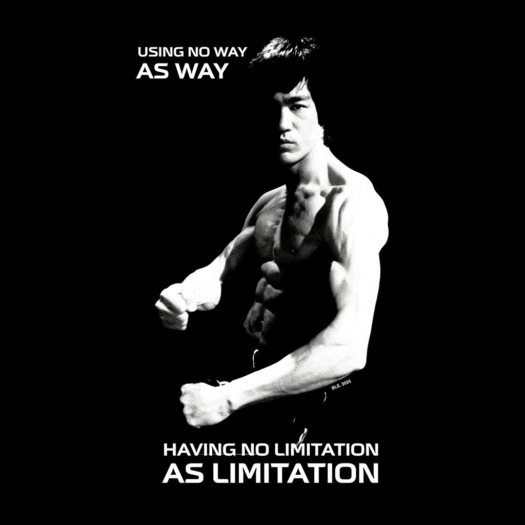 Bruce Lee Using No Way As Way Philosophy Quote Men's T-Shirt-ALL + EVERY