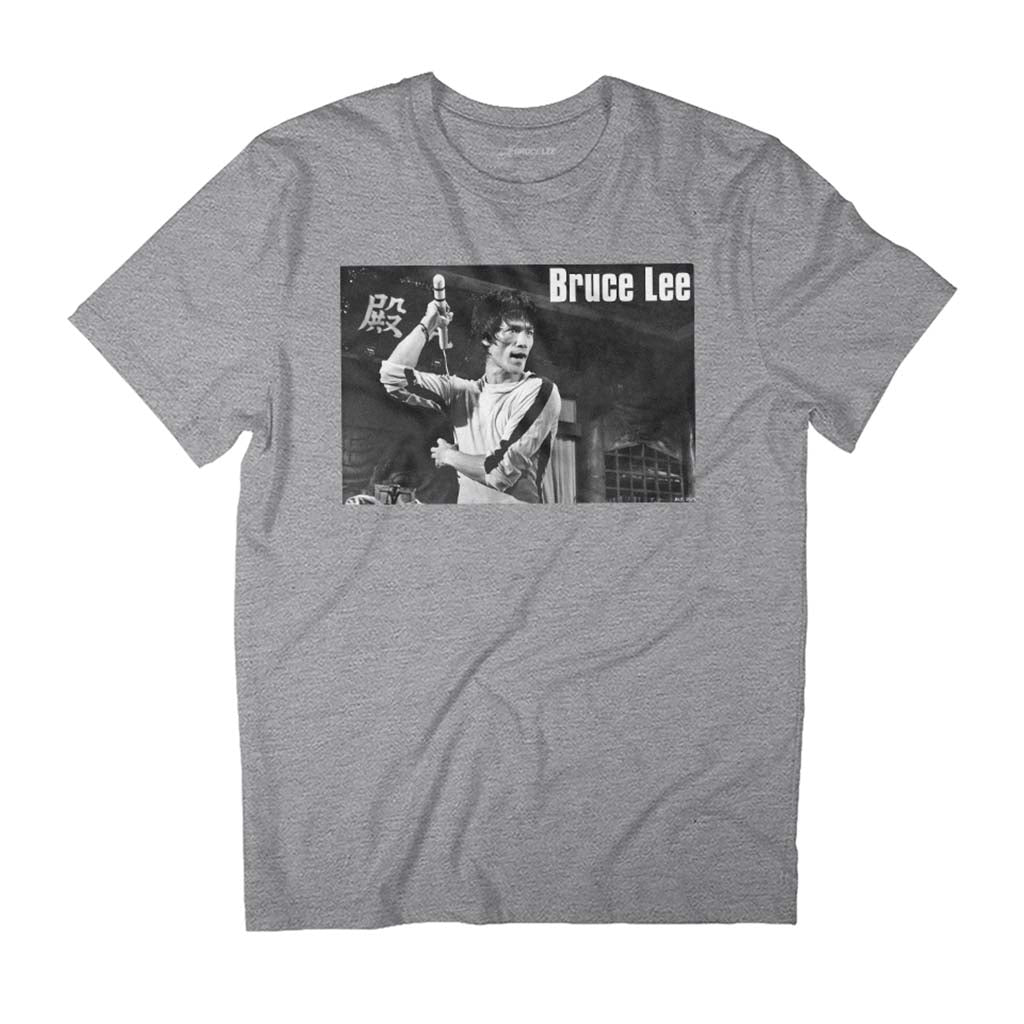 Bruce Lee Game Of Death Nunchaku Nunchucks Scene Men's T-Shirt-ALL + EVERY