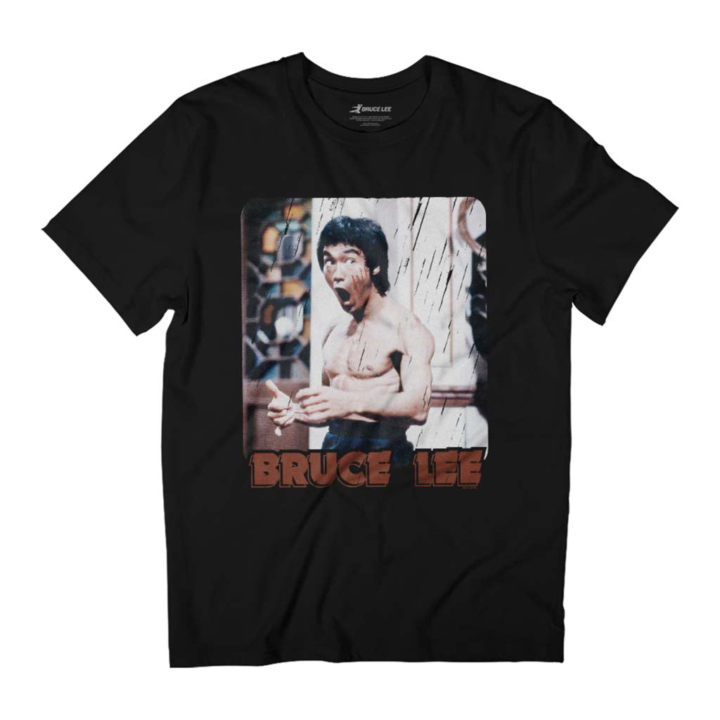 Bruce Lee Enter The Dragon Fearsome Yell Martial Arts Men's T-Shirt-ALL + EVERY