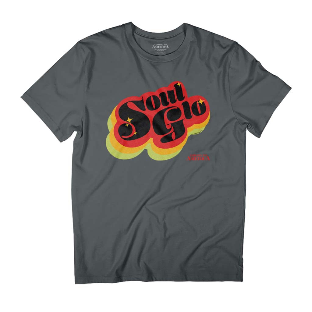 Coming To America Soul Glo Hair Product Logo Men's T-Shirt-ALL + EVERY
