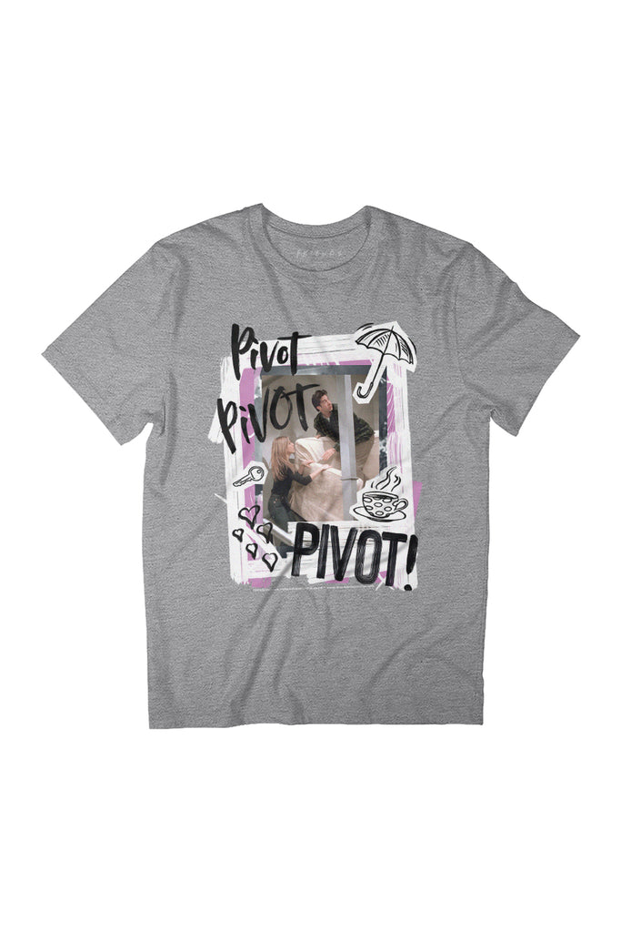 Friends Pivot Pivot! Ross Sofa Scene Women's Relaxed Fit T-Shirt-ALL + EVERY