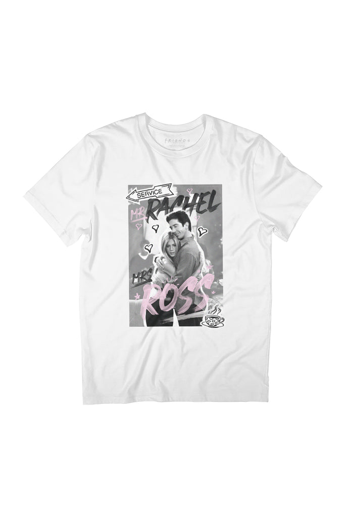 Friends Mr Rachel & Mrs Ross Love Women's Relaxed Fit T-Shirt-ALL + EVERY