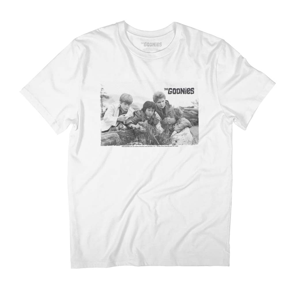 The Goonies Gang Mikey Data Mouth & Chunk Men's T-Shirt-ALL + EVERY