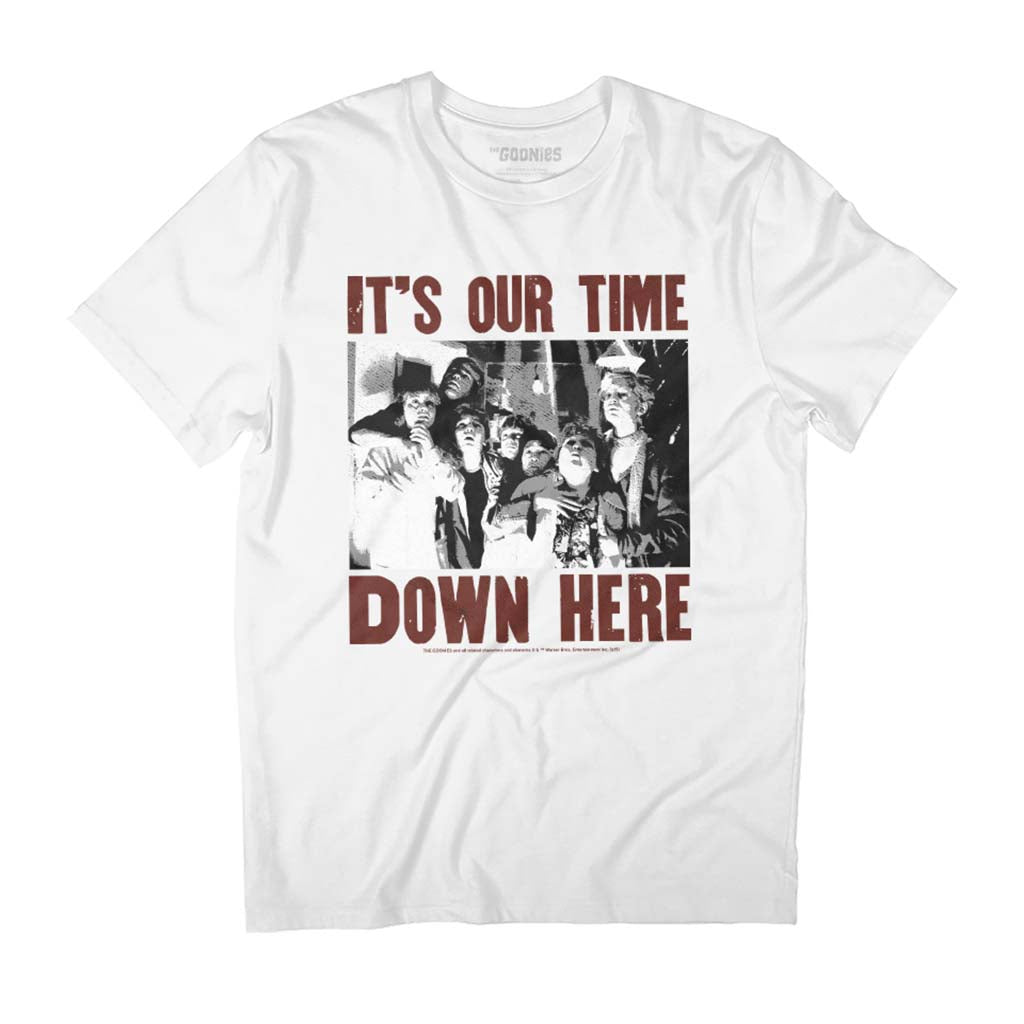 The Goonies Gang It's Our Time Down Here Men's T-Shirt-ALL + EVERY