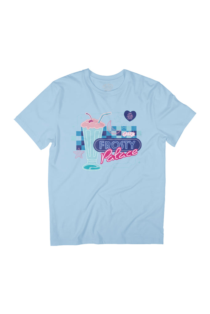 Grease Frosty Palace Malt Shop Diner Women's Relaxed Fit T-Shirt-ALL + EVERY