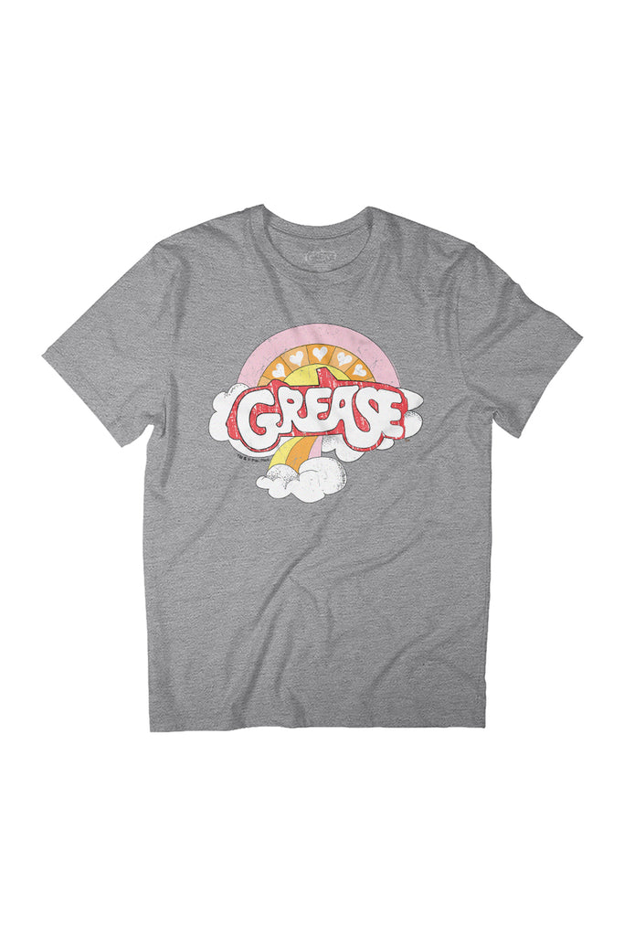 Grease White & Red Car Logo Women's Relaxed Fit T-Shirt-ALL + EVERY