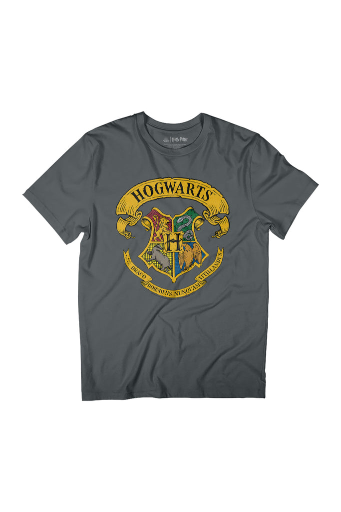 Harry Potter All Hogwarts Crest Women's Relaxed Fit T-Shirt-ALL + EVERY