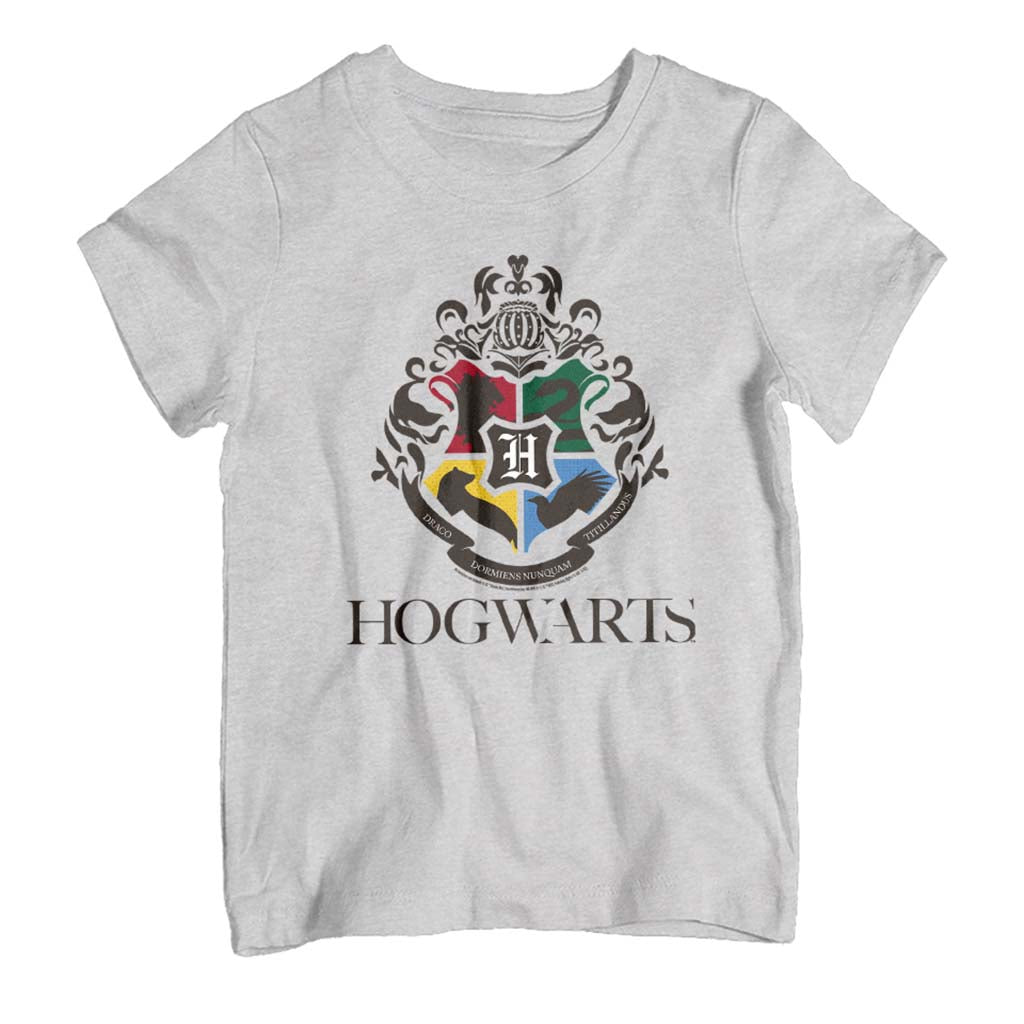 Harry Potter Hogwarts All Houses Crest Kid's T-Shirt