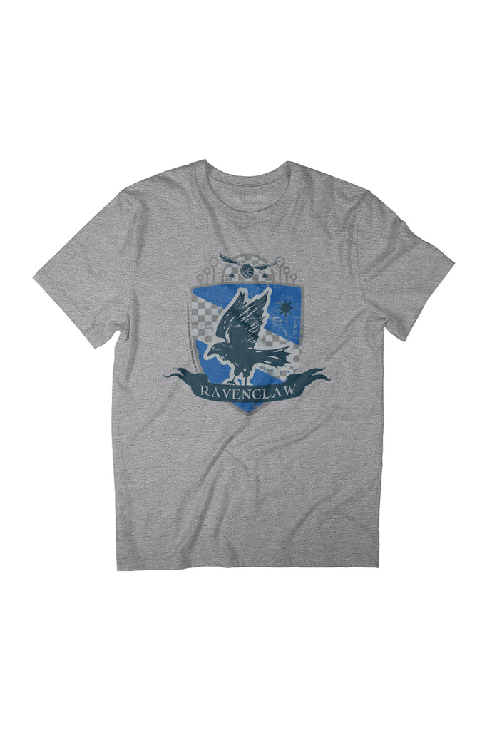 Harry Potter Ravenclaw Quidditch Distressed Shield Women's Relaxed Fit T-Shirt-ALL + EVERY