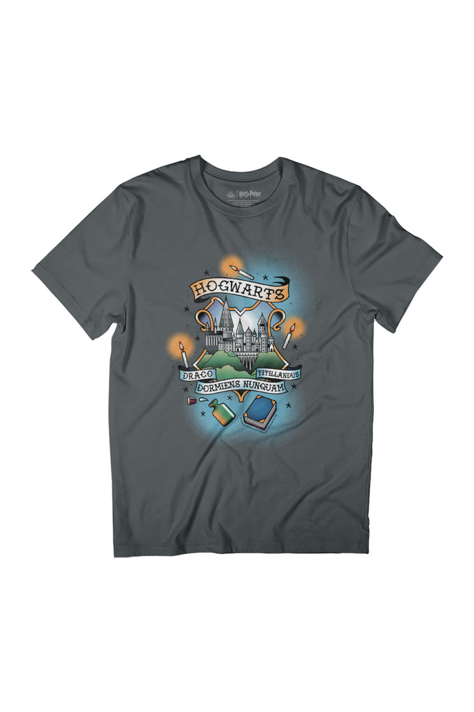 Harry Potter Hogwarts Draco Dormiens Nunquam Titillandus Women's Relaxed Fit T-Shirt-ALL + EVERY