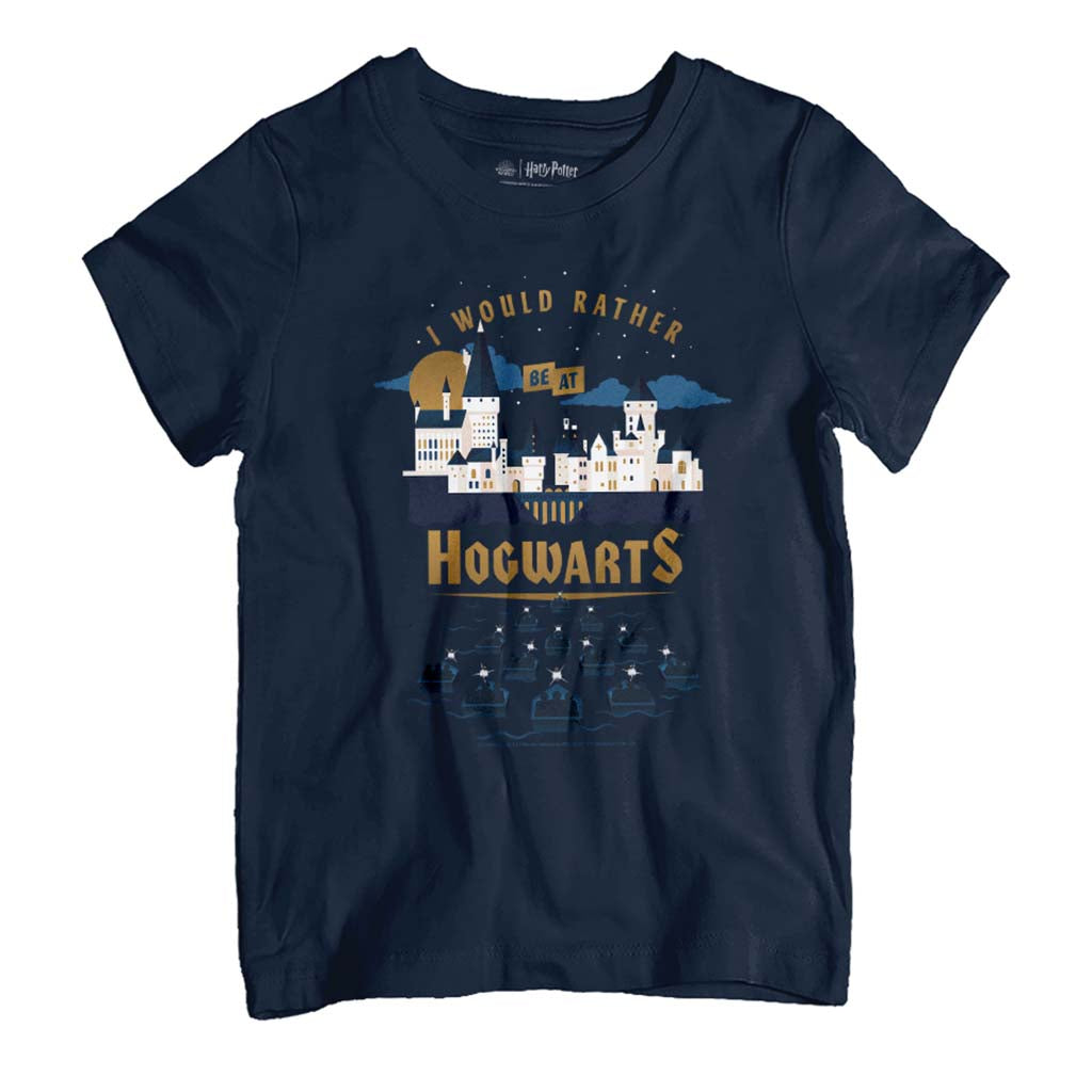 Harry Potter I Would Rather Be At Hogwarts Kid's T-Shirt