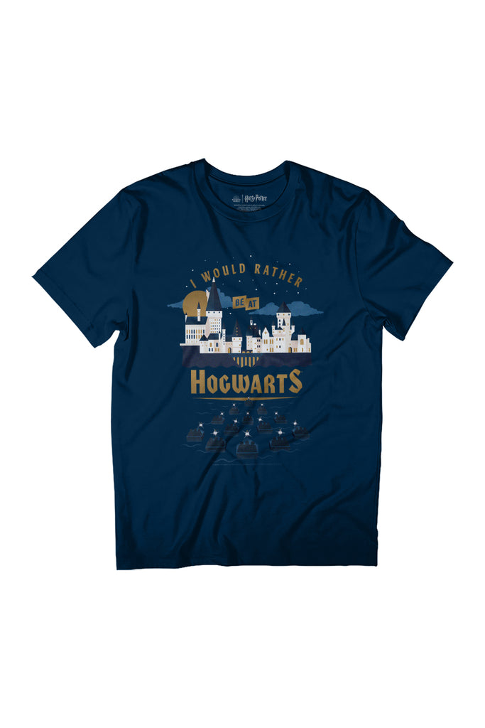 Harry Potter I Would Rather Be At Hogwarts Women's Relaxed Fit T-Shirt-ALL + EVERY