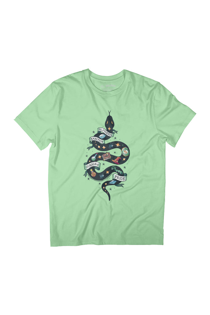 Harry Potter Serpent Of Slytherin Ambition Cunning Pride Women's Relaxed Fit T-Shirt-ALL + EVERY