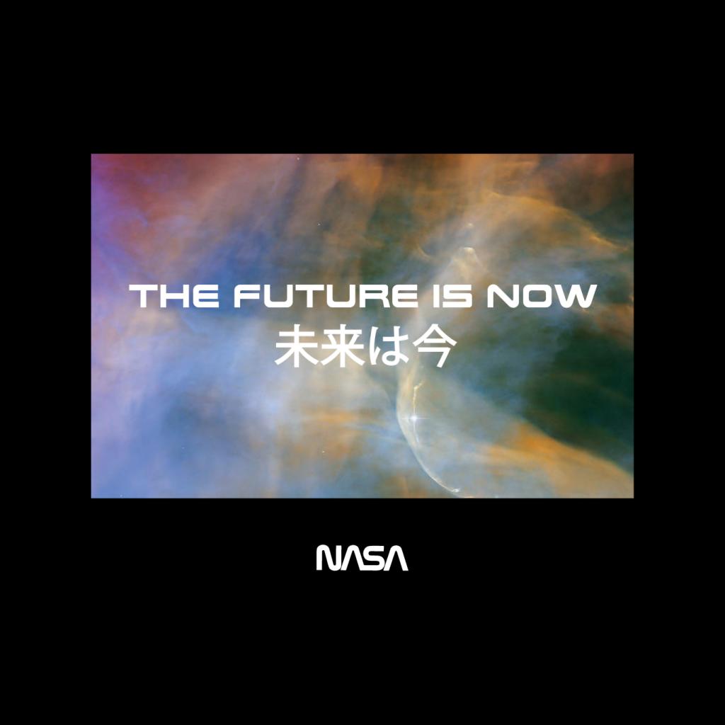 NASA The Future Is Now Kanji Men's T-Shirt-ALL + EVERY