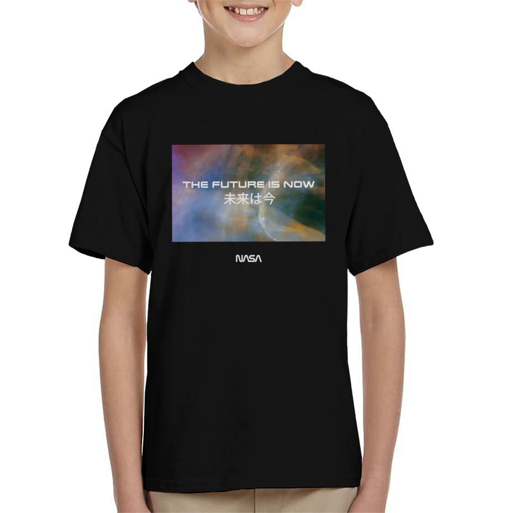 NASA The Future Is Now Kanji Kid's T-Shirt-ALL + EVERY
