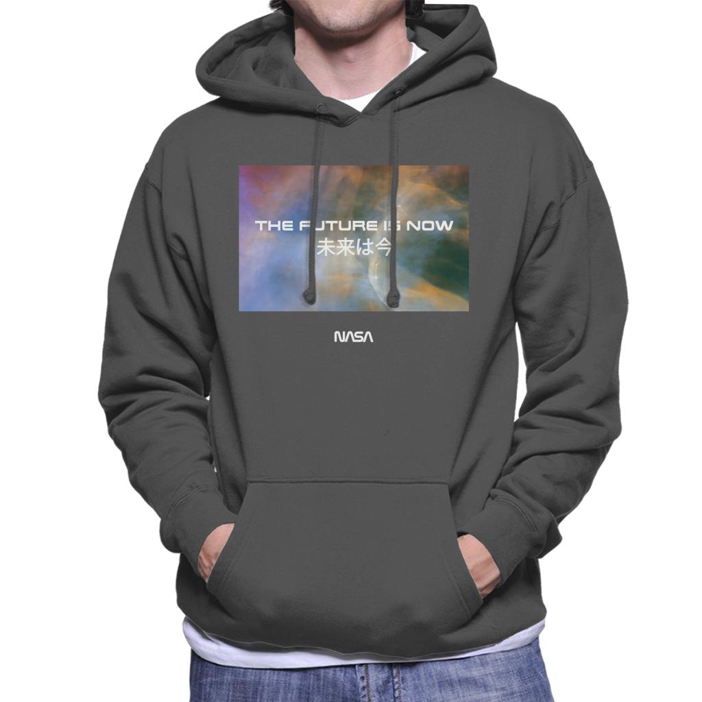 NASA The Future Is Now Kanji Men's Hooded Sweatshirt-ALL + EVERY