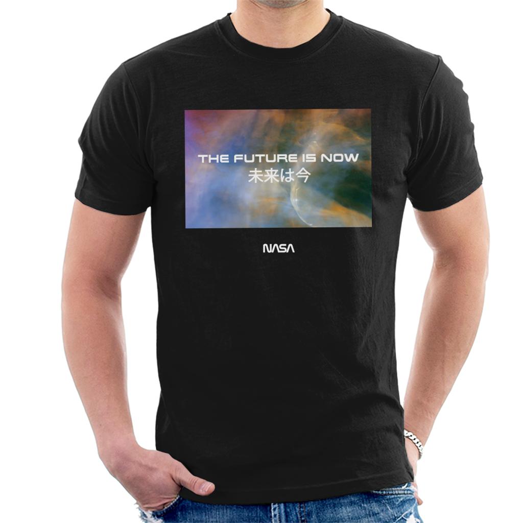 NASA The Future Is Now Kanji Men's T-Shirt-ALL + EVERY