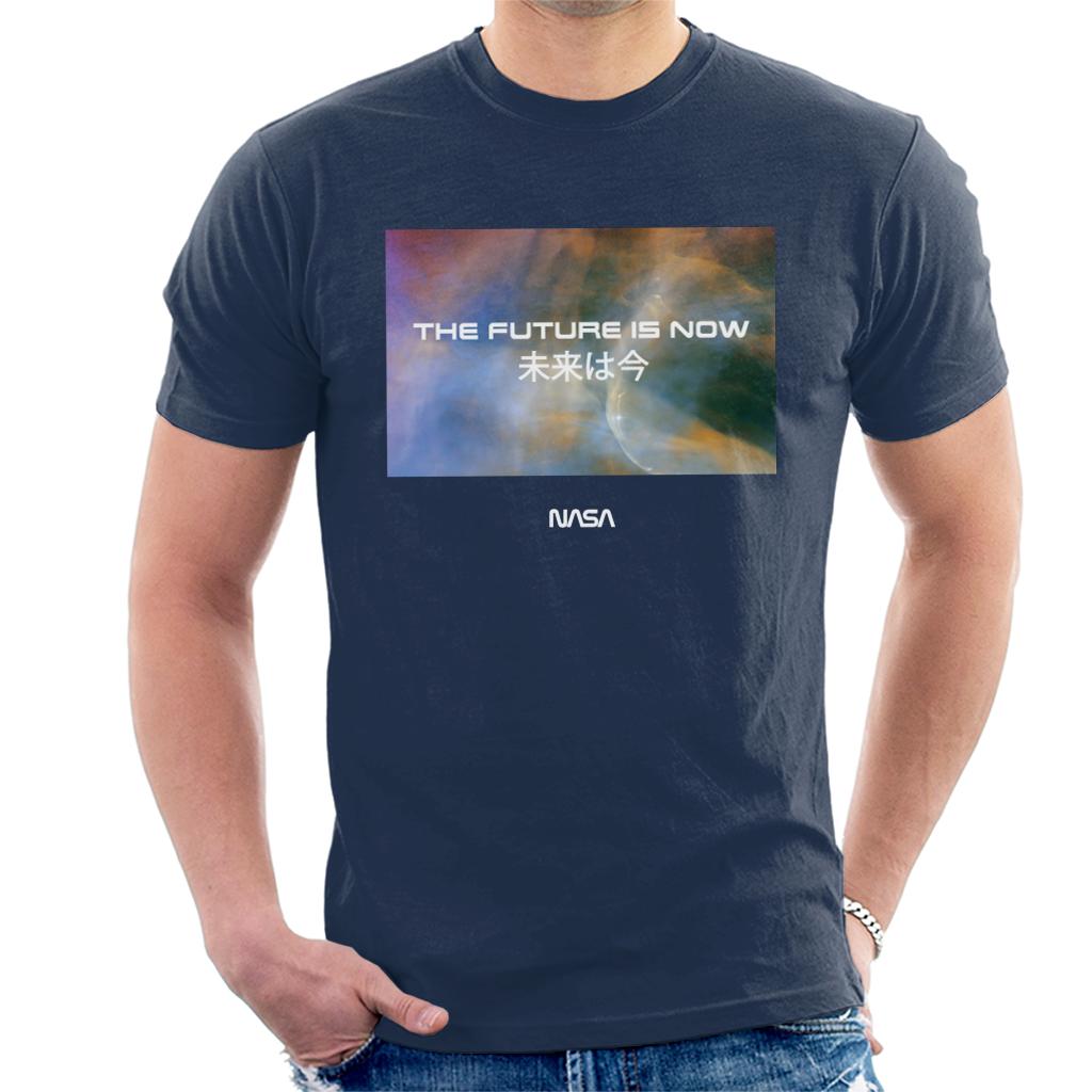NASA The Future Is Now Kanji Men's T-Shirt-ALL + EVERY