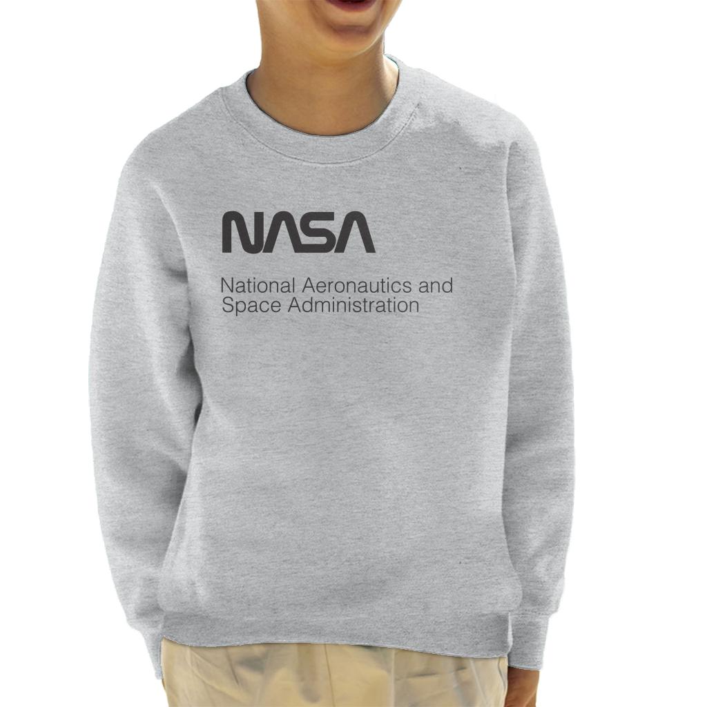 NASA National Aeronautics And Space Administration Kid's Sweatshirt-ALL + EVERY