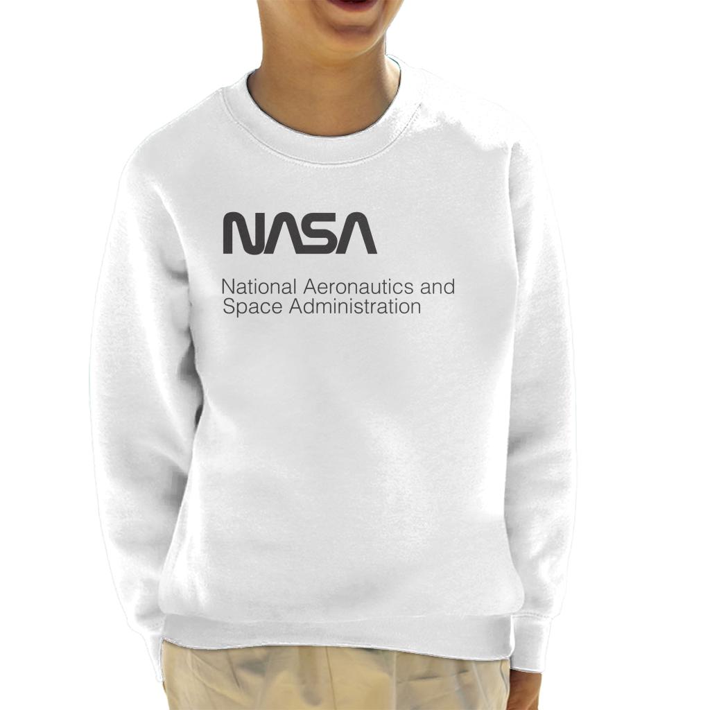 NASA National Aeronautics And Space Administration Kid's Sweatshirt-ALL + EVERY