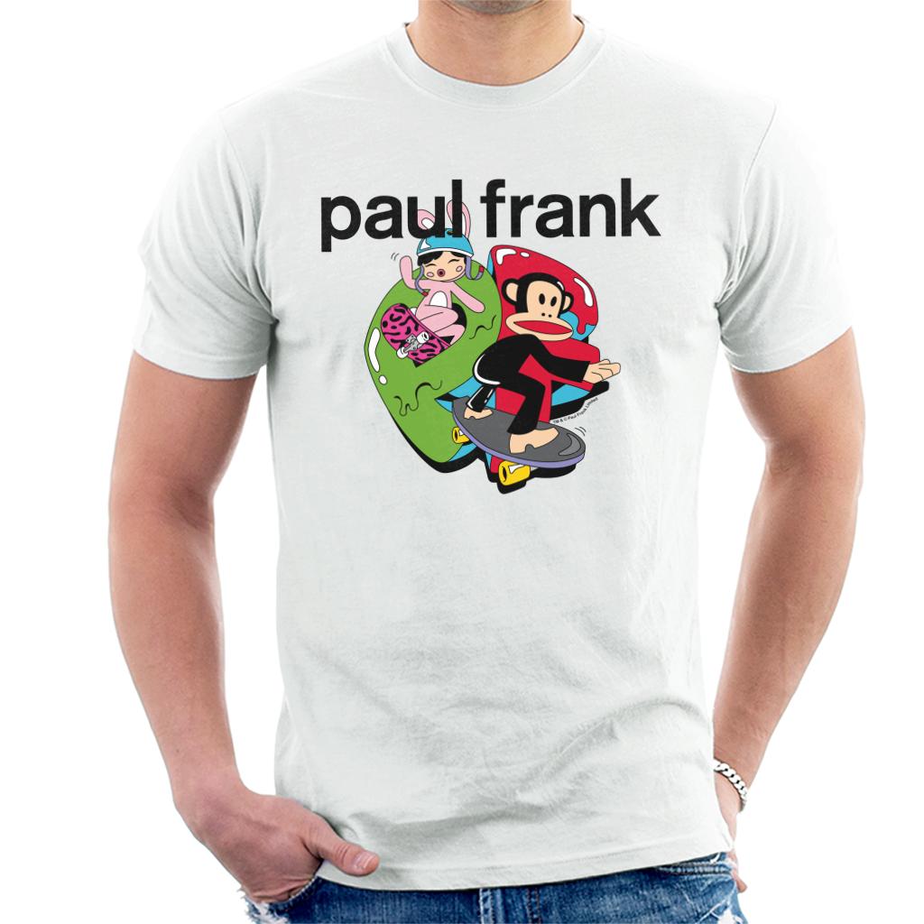 Paul Frank Julius & Bunny Girl Skateboarding Men's T-Shirt