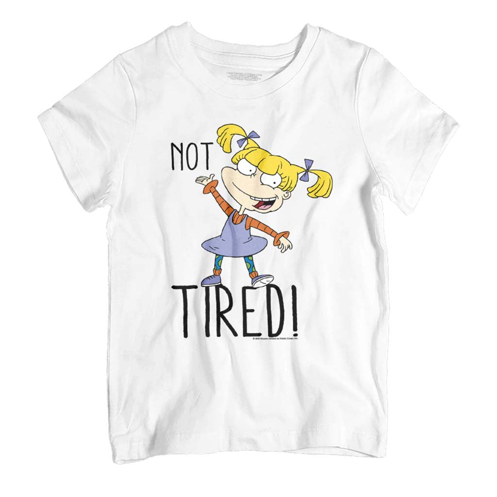 Rugrats Angelica Not Tired Kid's T-Shirt-ALL + EVERY