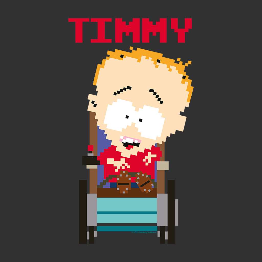 South Park Timmy Pixelated Men's T-Shirt-ALL + EVERY