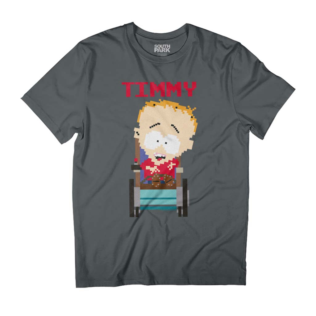 South Park Timmy Pixelated Men's T-Shirt-ALL + EVERY