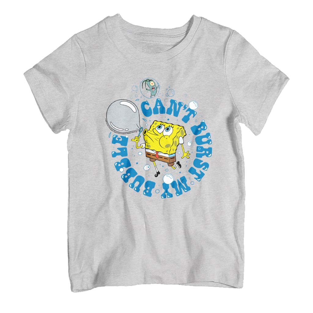 Spongebob Squarepants Can't Burst My Bubble Kid's T-Shirt-ALL + EVERY