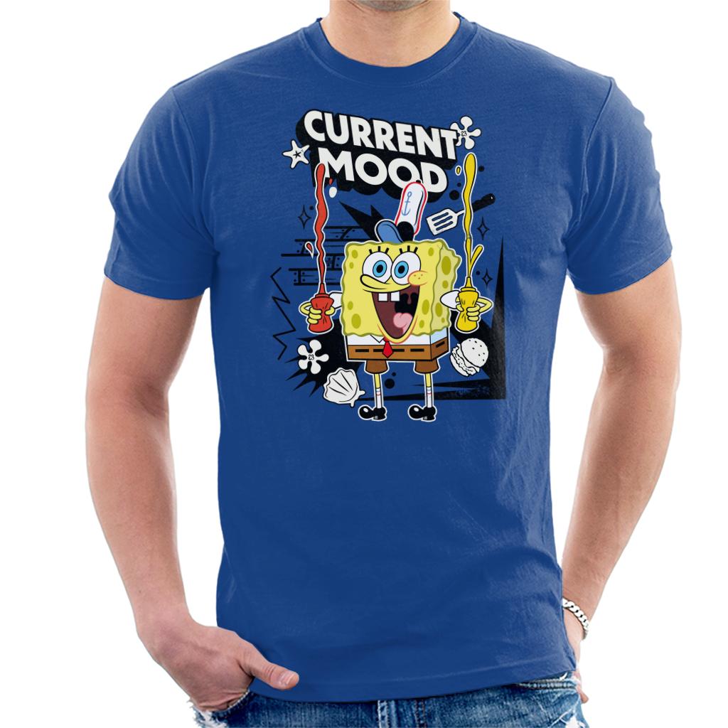 Spongebob Squarepants Current Mood Men's T-Shirt-ALL + EVERY