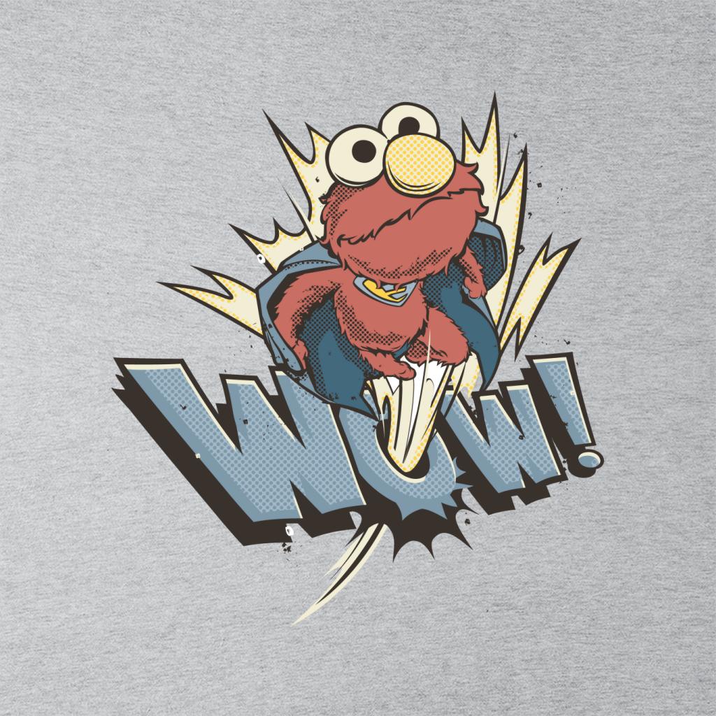 Sesame Street Elmo The Superhero Wow Men's Sweatshirt-ALL + EVERY