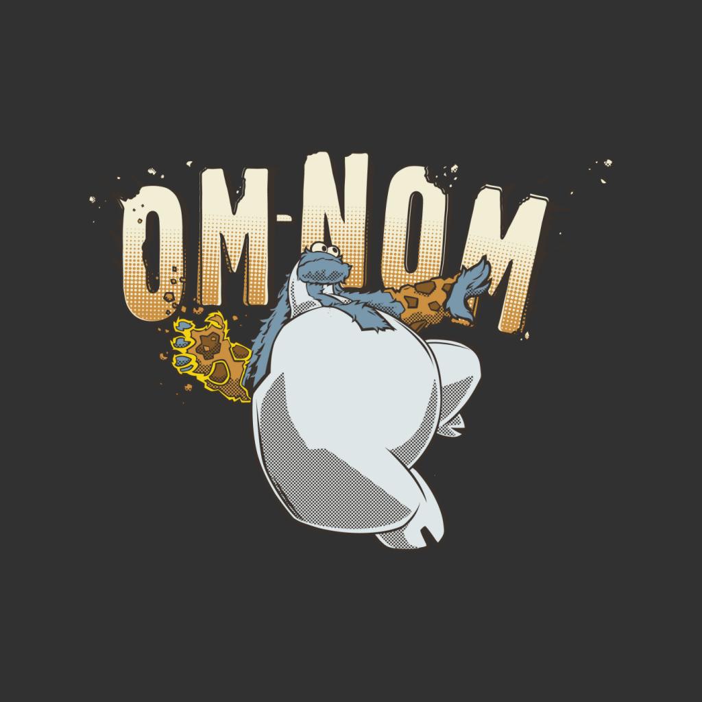 Sesame Street Superhero Cookie Monster Om Nom Men's Sweatshirt-ALL + EVERY