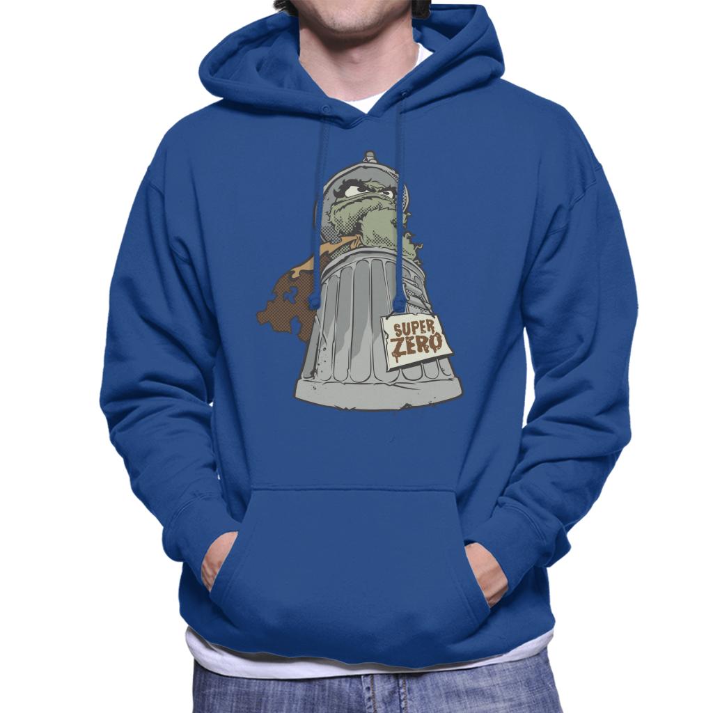 Sesame Street Super Zero Villain Oscar The Grouch Men's Hooded Sweatshirt-ALL + EVERY