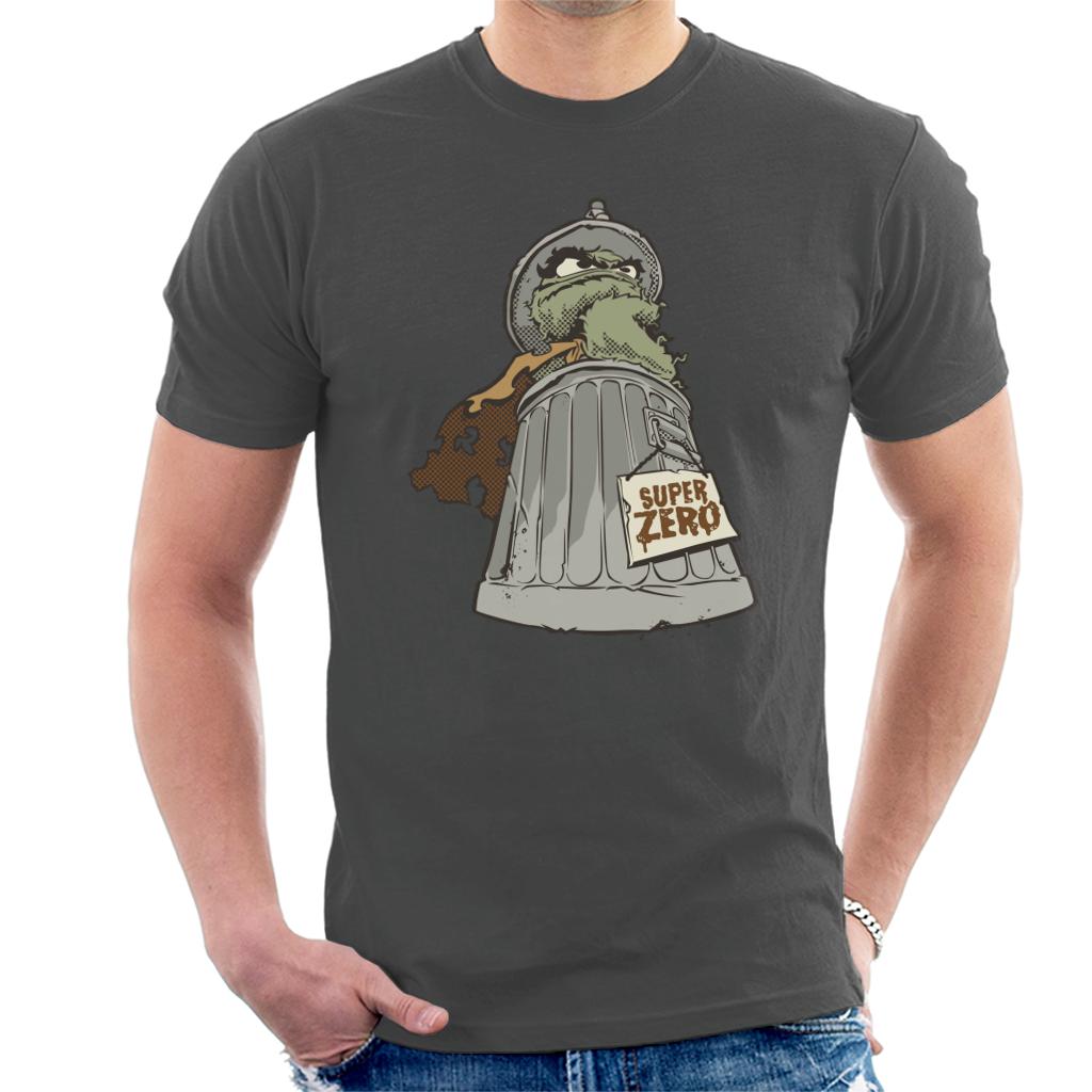 Sesame Street Super Zero Villain Oscar The Grouch Men's T-Shirt-ALL + EVERY