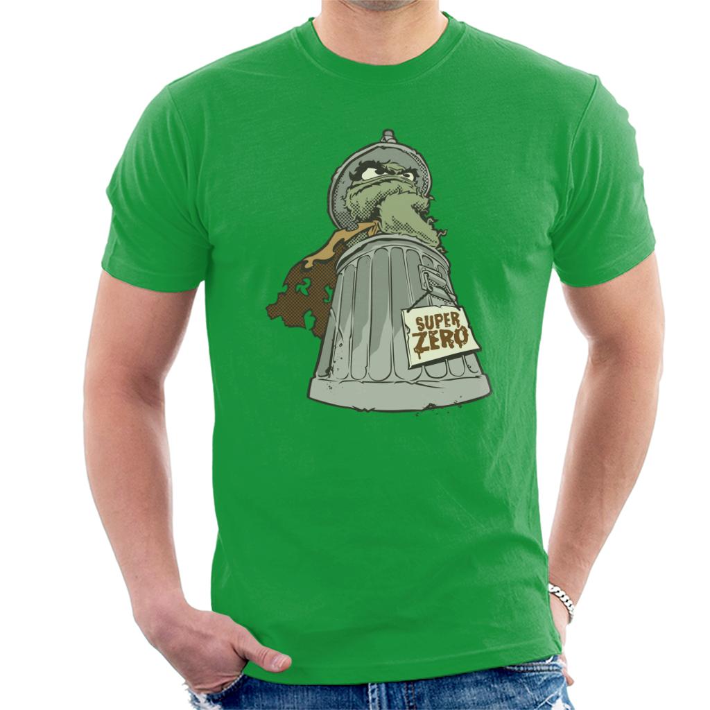 Sesame Street Super Zero Villain Oscar The Grouch Men's T-Shirt-ALL + EVERY