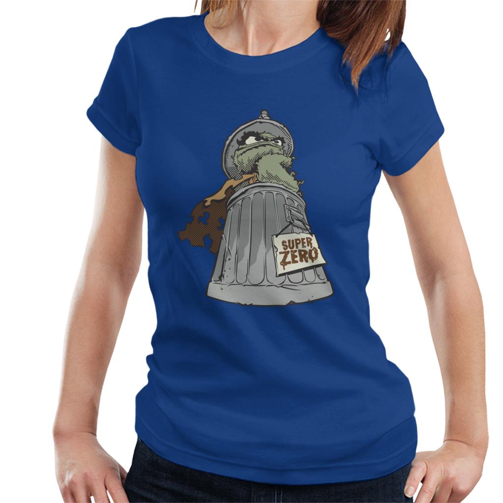 Sesame Street Super Zero Villain Oscar The Grouch Women's T-Shirt-ALL + EVERY