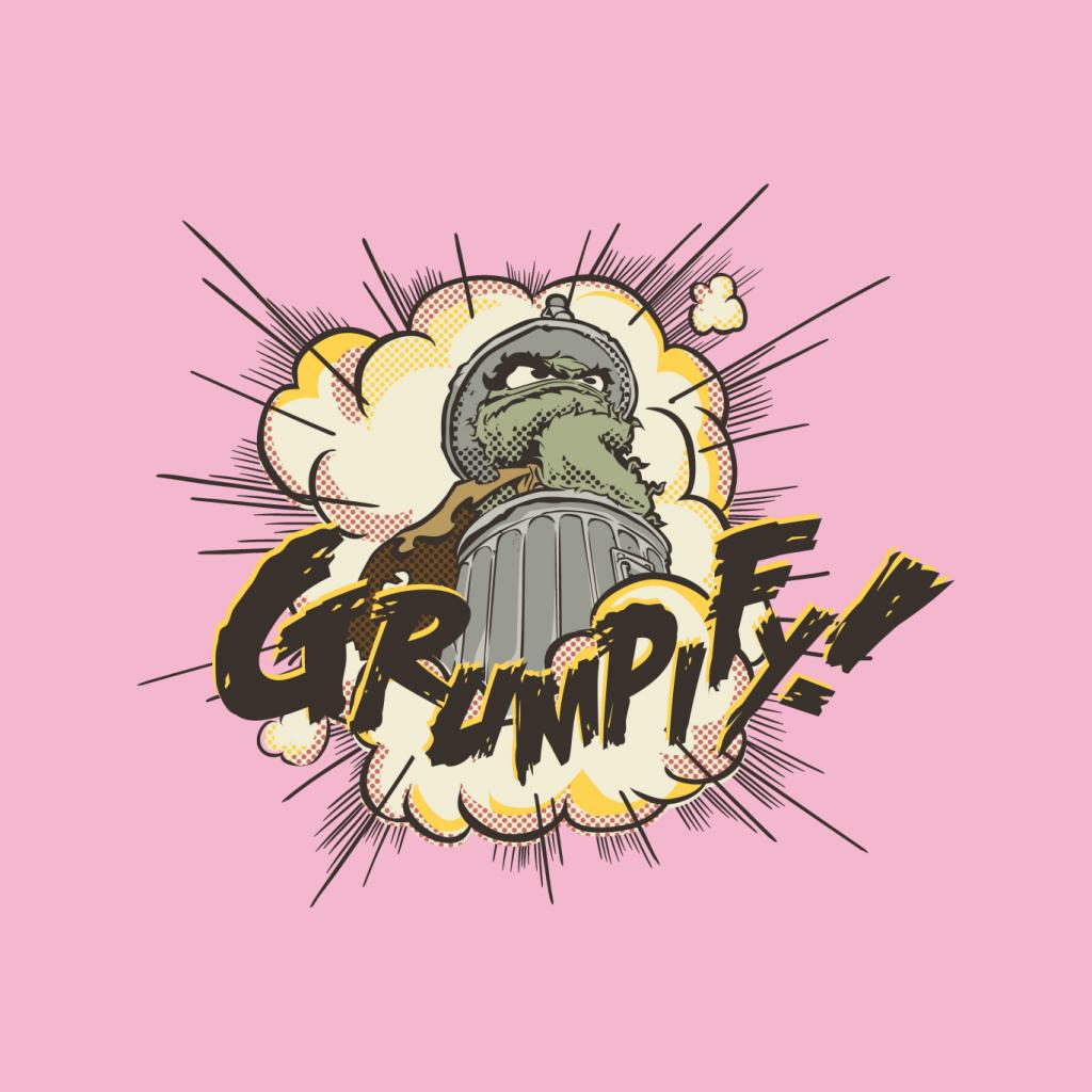 Sesame Street Comic Book Oscar The Grouch Grumpify Women's Hooded Sweatshirt-ALL + EVERY