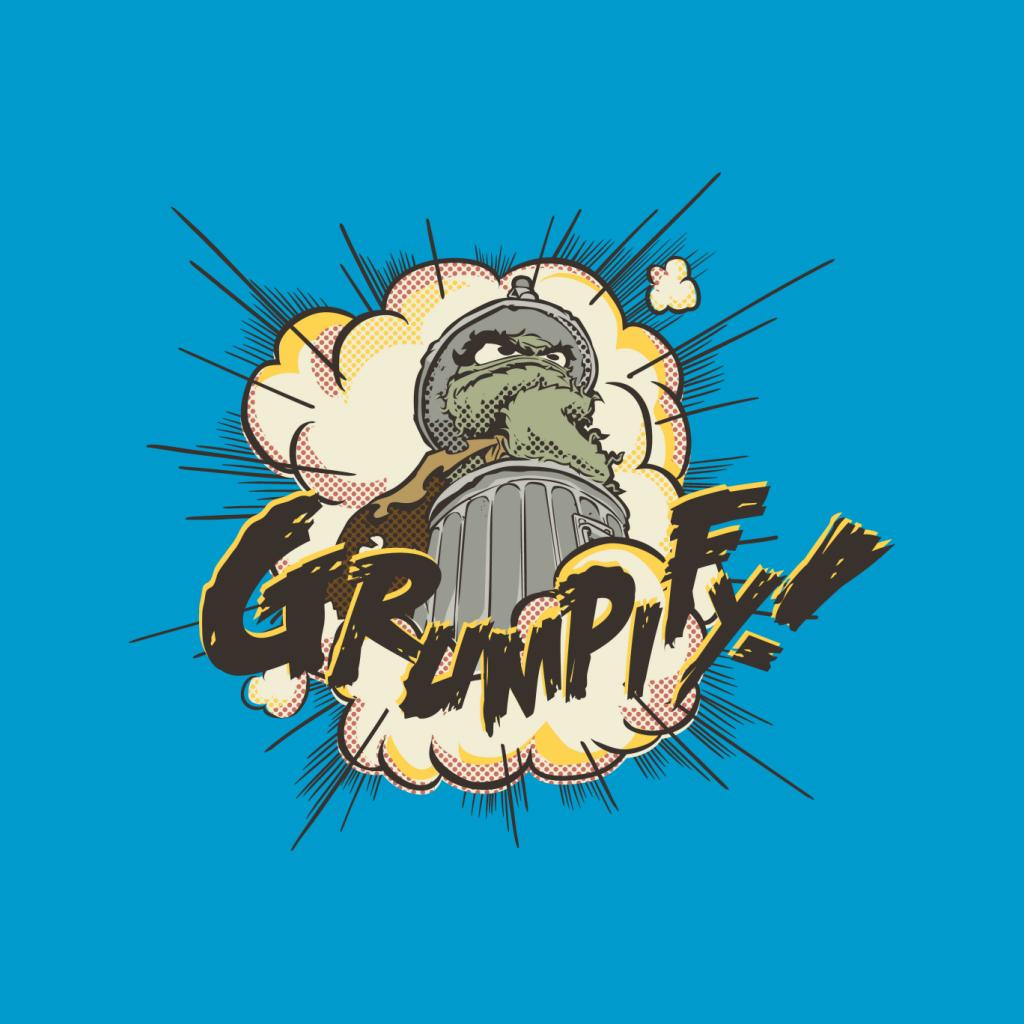 Sesame Street Comic Book Oscar The Grouch Grumpify Women's Hooded Sweatshirt-ALL + EVERY