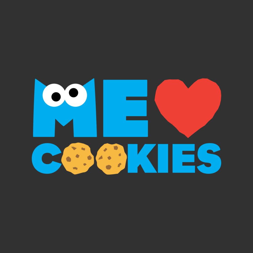 Sesame Street Me Love Cookies Cookie Monster Women's T-Shirt-ALL + EVERY