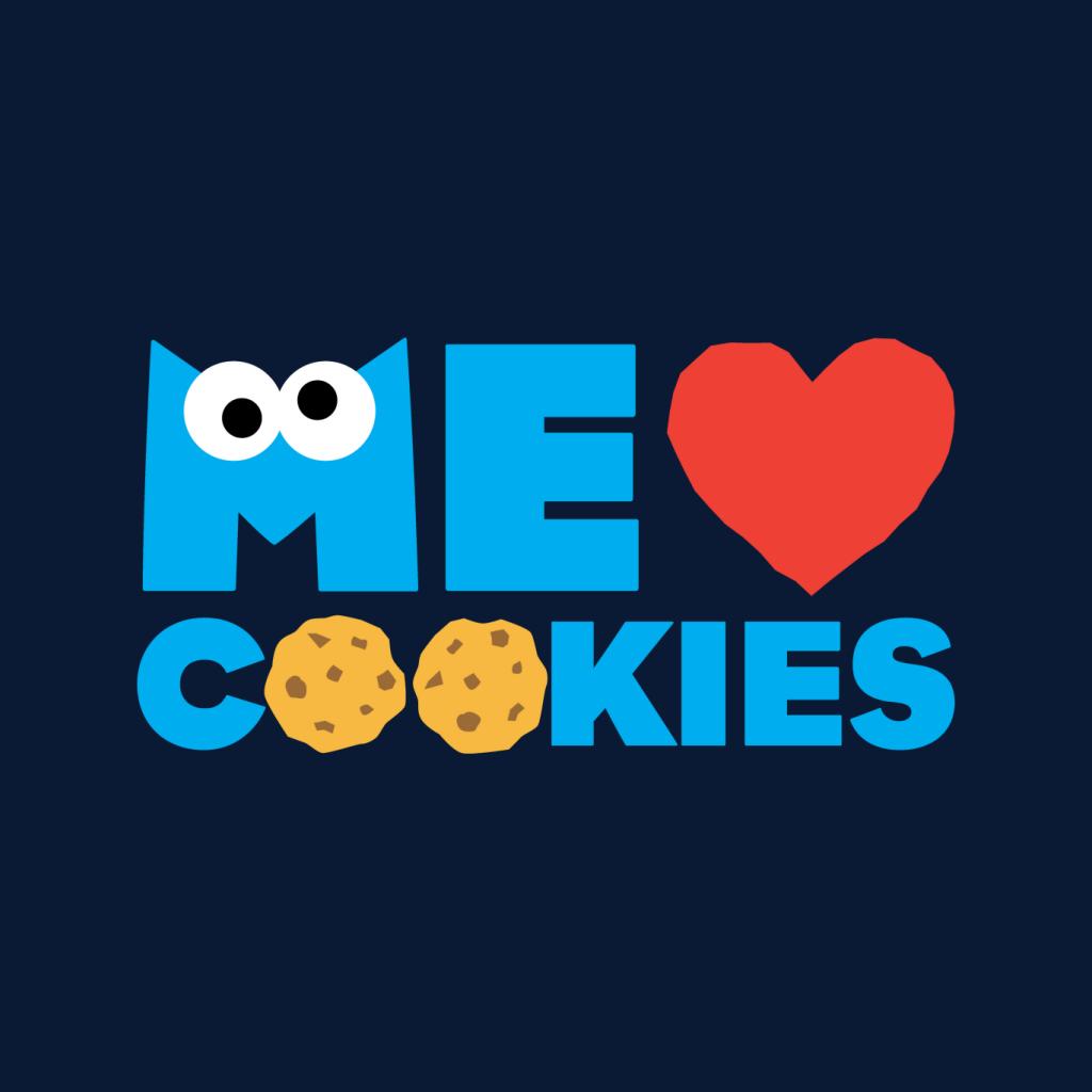 Sesame Street Me Love Cookies Cookie Monster Men's Hooded Sweatshirt-ALL + EVERY