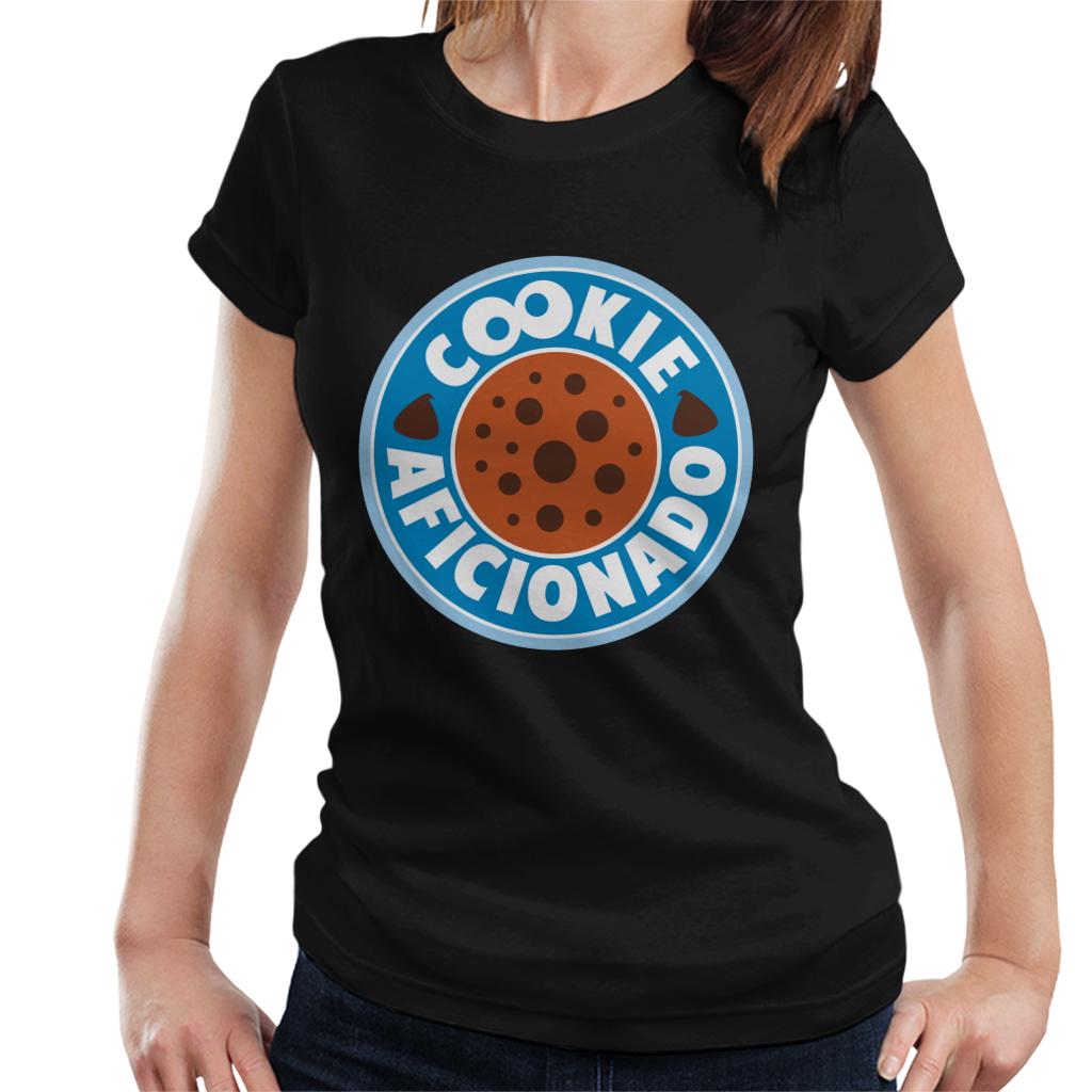 Sesame Street Cookie Aficionado Logo Women's T-Shirt-ALL + EVERY
