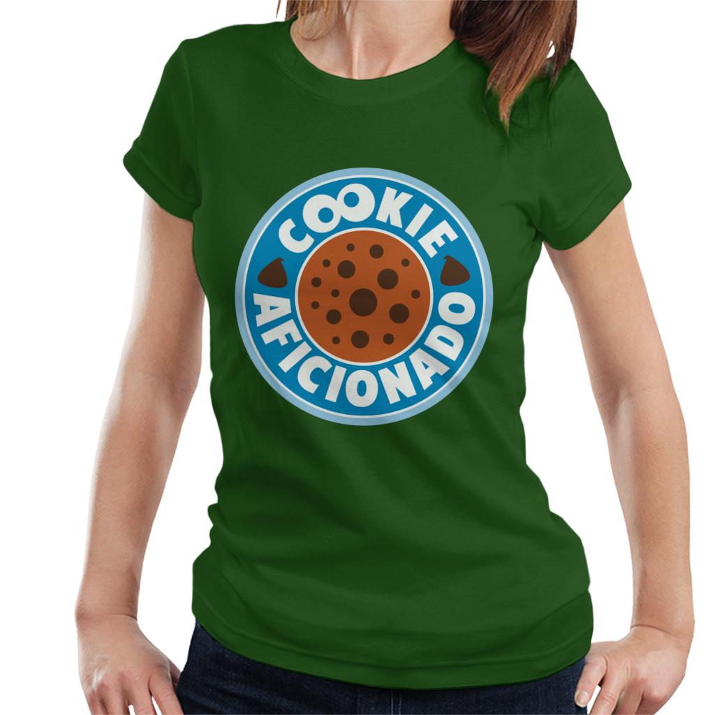 Sesame Street Cookie Aficionado Logo Women's T-Shirt-ALL + EVERY