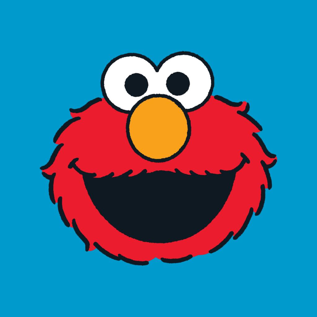 Sesame Street Elmo Excited Face Women's Hooded Sweatshirt-ALL + EVERY