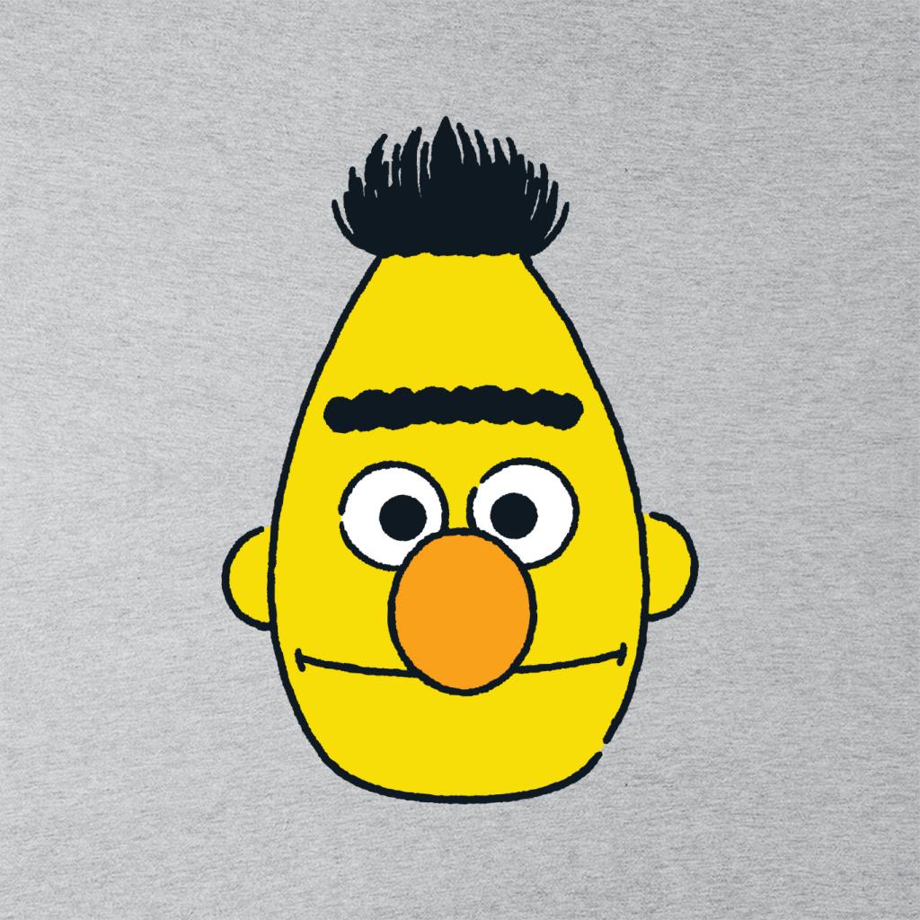 Sesame Street Bert Face Women's Sweatshirt-ALL + EVERY