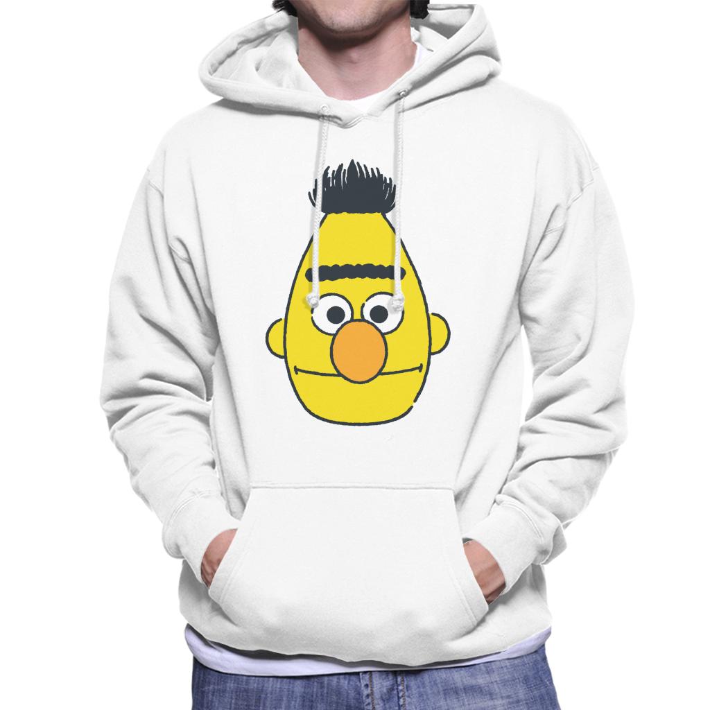 Sesame Street Bert Face Men's Hooded Sweatshirt-ALL + EVERY