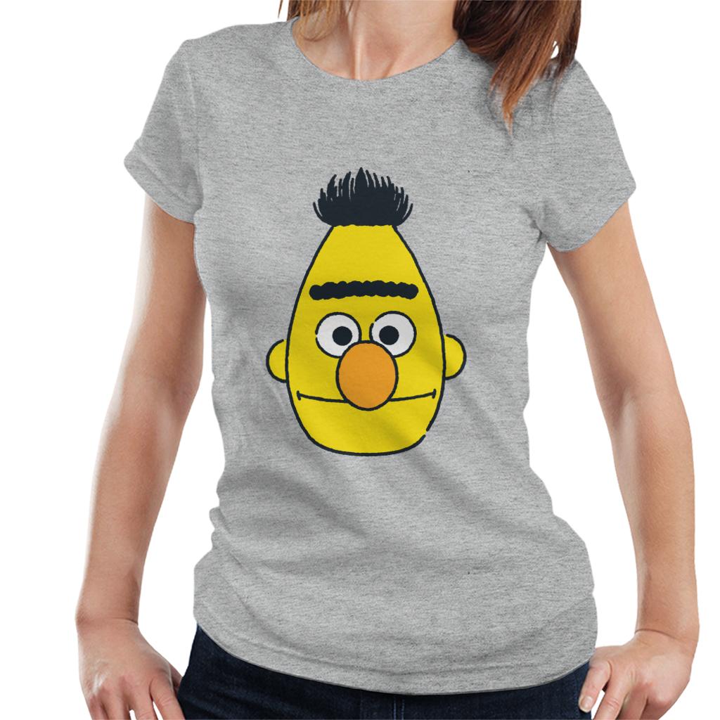 Sesame Street Bert Face Women's T-Shirt-ALL + EVERY